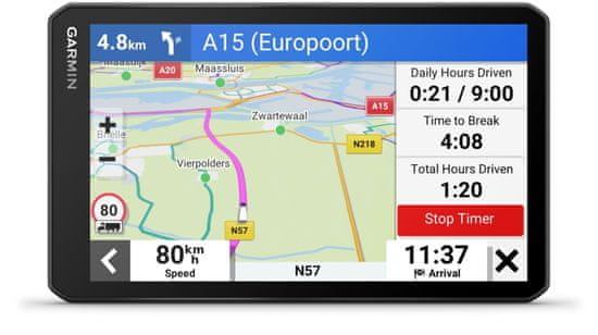 Garmin dēzl™ LGV710 satelitska navigacijska naprava za tovornjake