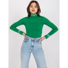Ex moda Ženska bluza z napisom YARINA zelena EM-BZ-U607.77P_384469 Univerzalni