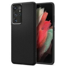 slomart spigen liquid air galaxy s21 ultra mat črna