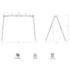 MARBO Sport konstrukcija za vrtno gugalnico MO-002