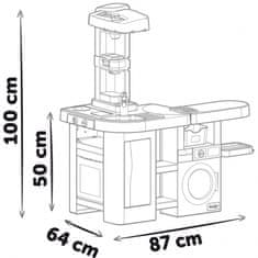 Smoby  Mini Tefal Studio Kuhinja s pralnim strojem 36 Dodatki