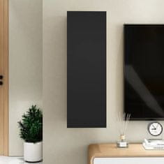 Vidaxl TV omarica črna 30,5x30x90 cm inženirski les