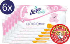 LINTEO Otroški robčki Soft and Cream, 6x72 kos