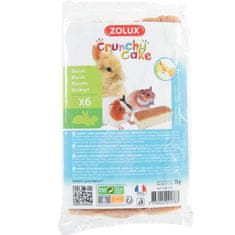 Zolux CRUNCHY CAKE biskvit jabolko/banana 6kos 75g