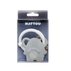 Nattou Brez BPA silikonski zobotrebec Lapidou slon