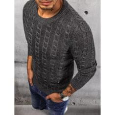 Dstreet Moški pulover CONAN temno siv wx1877 XXL