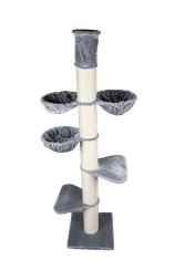 RHR Quality Praskalnik Maine Coon Tower Light Grey PLUS