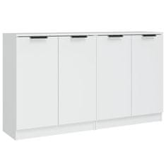 Vidaxl Komoda 2 kosa bela 60x30x70 cm konstruiran les