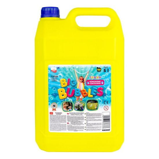 Tuban Big Bubbles koncentrat za milne mehurčke, 5 L