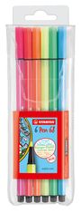 Stabilo FLOM. 1,0 PEN 68 NEON SET 1/6 Fluorescentne barve