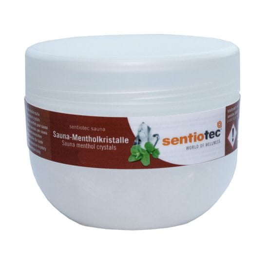 Sentiotec Mentolovi kristali za savno, 50g