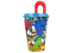 Alum online Plastični lonček s slamico 430ml - Sonic