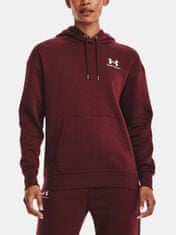 Under Armour Pulover Essential Fleece Hoodie-RED S