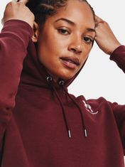 Under Armour Pulover Essential Fleece Hoodie-RED S