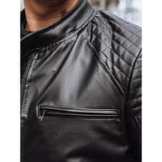 Dstreet Moška usnjena jakna LUCA črna tx4228 XXL