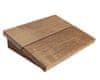 Naslon za glavo za savno - vzglavnik za savno iz trepetlike - lesena blazina - Thermowood rjava