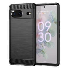 MG Carbon Case Flexible silikonski ovitek za Google Pixel 7, črna