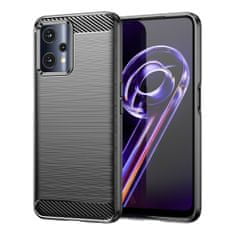 MG Carbon Case Flexible silikonski ovitek za Realme 9 Pro, črna