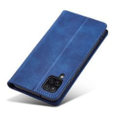 MG Magnet Fancy knjižni usnjeni ovitek za Samsung Galaxy A12 5G, modro