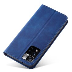 MG Magnet Fancy knjižni usnjeni ovitek za Xiaomi Redmi Note 11, modro