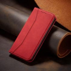 MG Magnet Fancy knjižni usnjeni ovitek za Samsung Galaxy A53 5G, rdeča