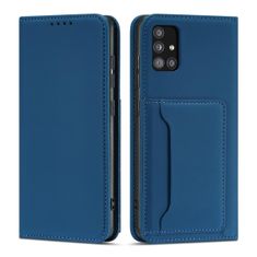 MG Magnet Card knjižni usnjeni ovitek za Xiaomi Redmi Note 11 Pro 4G/5G, modro