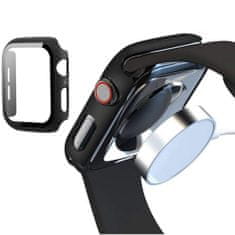 Tech-protect Defense 360 ovitek z zaščitnim steklom za Apple Watch 7 45mm, črna