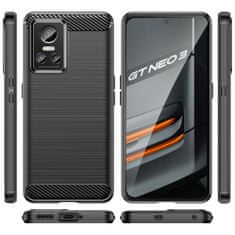 MG Carbon Case Flexible silikonski ovitek za Realme GT Neo 3, črna