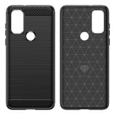 MG Carbon Case Flexible silikonski ovitek za Motorola Moto G Play 2022, črna