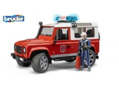 Bruder Land Rover gasilski avto s figurico