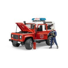 Bruder Land Rover gasilski avto s figurico