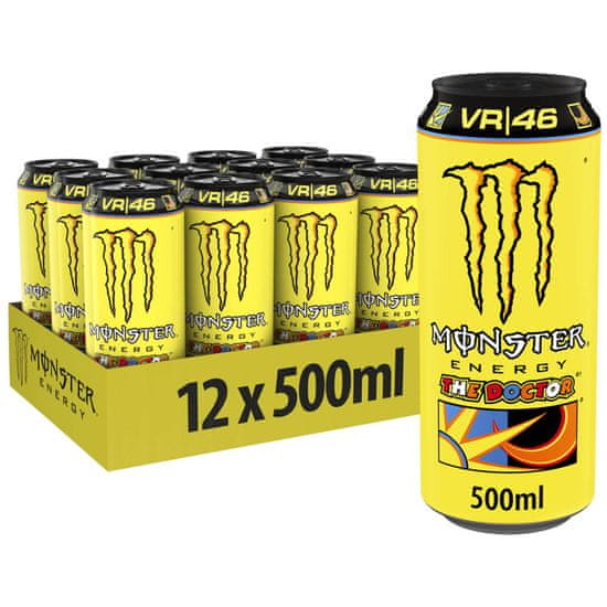 MONSTER ENERGY Rossi energijska pijača, 0,5 l pločevinke, 12 kosov