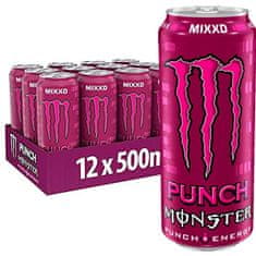 MONSTER ENERGY Mixxd Punch energijska pijača, 0,5 l pločevinke, 12 kosov