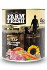 Farm Fresh Dog Ovca s sladkim krompirjem v pločevinki 800g