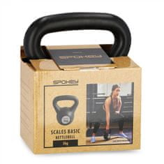 Spokey SCALES BASIC Kettlebell plastična utež 3 kg