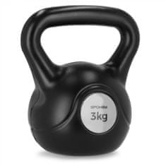 Spokey SCALES BASIC Kettlebell plastična utež 3 kg