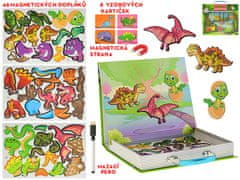 Namizni magnetni kovček "Mali dinozaver"