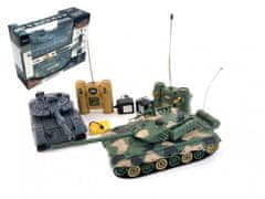 Teddies Tank RC 2pcs 33cm + polnilni paket tank bitka z zvokom z lučjo