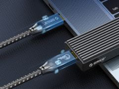 Orico CM32-10 kabel, USB-C v USB-C, USB 3.2 Gen2, 20Gb/s, 100W PD, 4K 60Hz, 2m, črn (CM32-20-BK-BP)