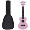 Vidaxl Otroški ukulele soprano s torbo roza 23"