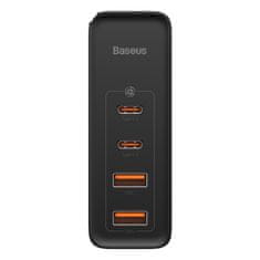 BASEUS GaN2 Pro USB USB-C QC PD hitri polnilec 100W črn