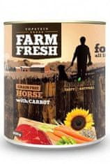 Farm Fresh Dog Horse s korenčkom v konzervi 800g