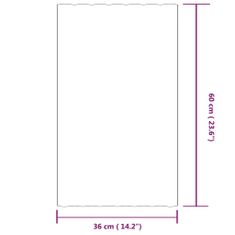 Vidaxl Strešne plošče 36 kosov prašno premazano jeklo rjave 60x36 cm