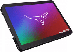 TeamGroup Delta Max Lite SSD disk, SATA III, RGB, 1TB, črn (T253TM001T0C325)