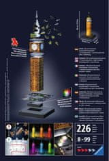 Ravensburger Osvetljena 3D sestavljanka Night Edition Big Ben 216 kosov