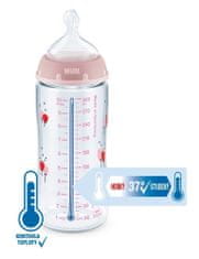 Nuk FC+ Mickey steklenička z nadzorom temperature, 300 ml - siva