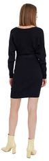 Vero Moda Ženska obleka VMHOLLYREM Regular Fit 10269251 Black (Velikost XS)