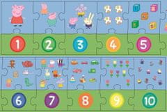 Trefl Puzzle Peppa Pig - Številke / 20 kosov