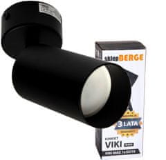 Berge Stropni reflektor LED VIKI-L 1x GU10 črn