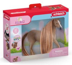 Schleich 42582 Kobila angleškega čistokrvnega konja z grivo za česanje